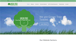 Desktop Screenshot of greentreetextiles.org