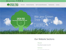 Tablet Screenshot of greentreetextiles.org